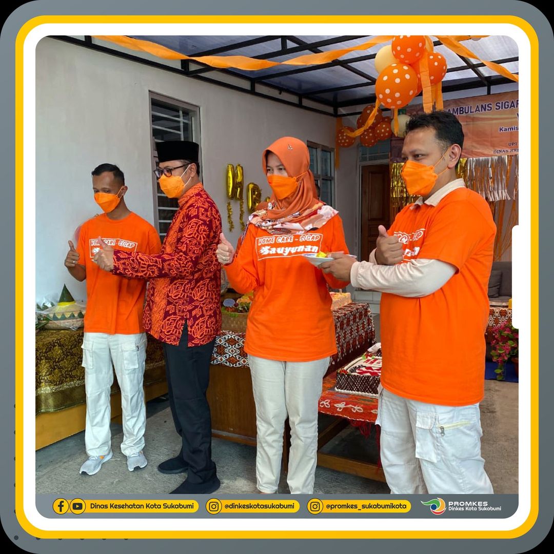 Peringatan Ulang Tahun Homecare-Sigap yg ke- 3. Bertempat di kantor UPT Penunjang Dinas Kesehatan Kota Sukabumi